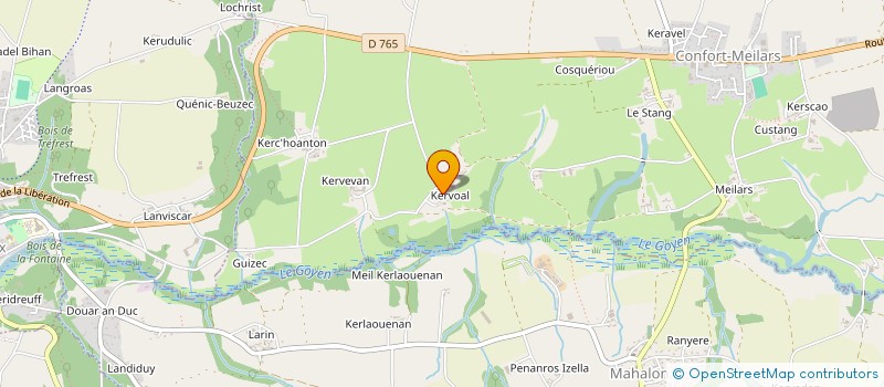 localisation de l'entreprise MADAME MARYVONNE BALOIN  CONFORT-MEILARS