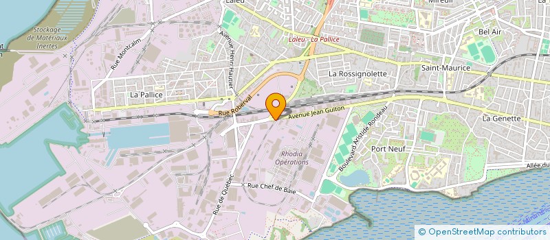 localisation de l'entreprise MADAME MARYVONNE BELLEREAUD  LA ROCHELLE