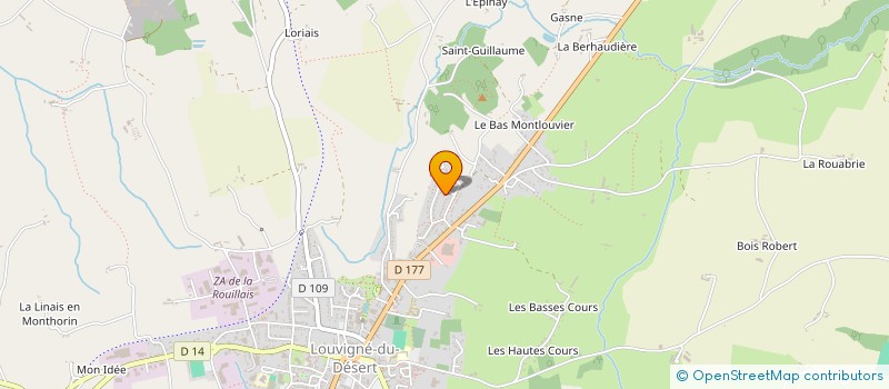 localisation de l'entreprise MADAME MARYVONNE BERHAULT  MONTHAULT