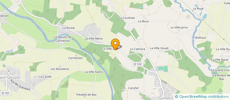 localisation de l'entreprise MADAME MARYVONNE BERNARD à GUILLAC