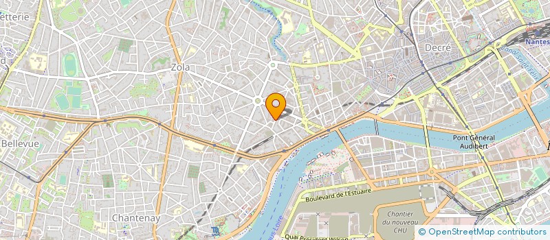 localisation de l'entreprise MADAME MARYVONNE BIDET à NANTES