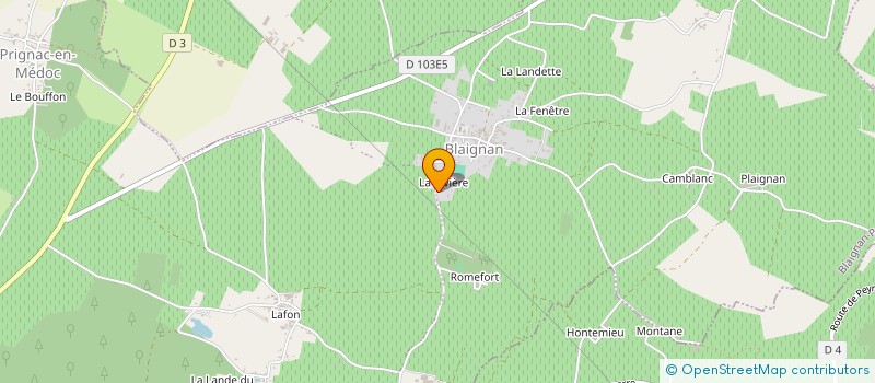 localisation de l'entreprise MADAME MARYVONNE BILLA à BLAIGNAN-PRIGNAC