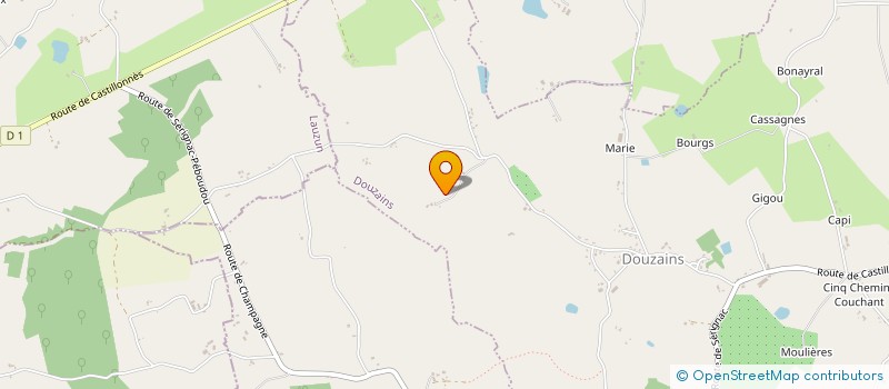 localisation de l'entreprise MADAME MARYVONNE BOUCHERON  SAINT-QUENTIN-DU-DROPT