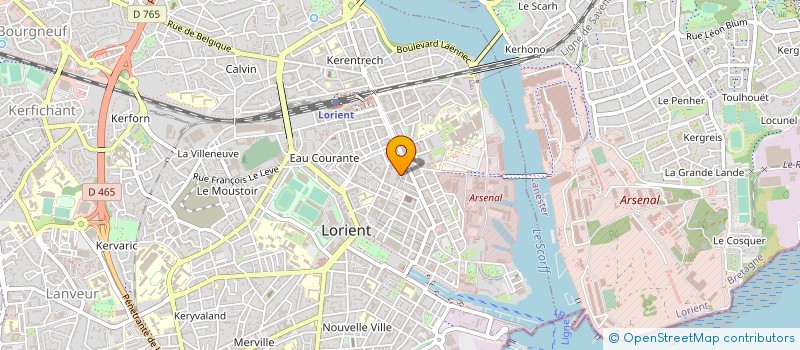 localisation de l'entreprise MADAME MARYVONNE BROUET  LORIENT