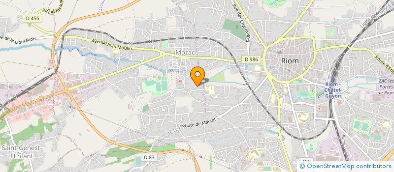 localisation de l'entreprise MADAME MARYVONNE CAGNES  MOZAC