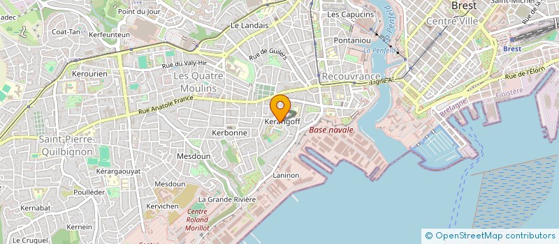 localisation de l'entreprise MADAME MARYVONNE CALVEZ à BREST
