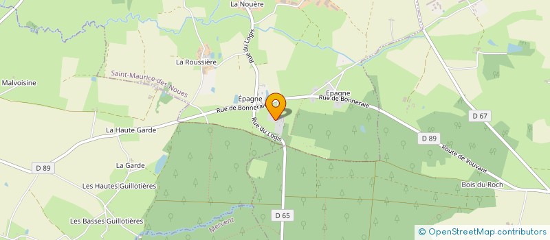 localisation de l'entreprise MADAME MARYVONNE CAM à SAINT-MAURICE-DES-NOUES