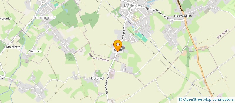 localisation de l'entreprise MADAME MARYVONNE CAMBIER  MERIGNIES