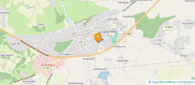 localisation de l'entreprise MADAME MARYVONNE CARRETTE  SARZEAU