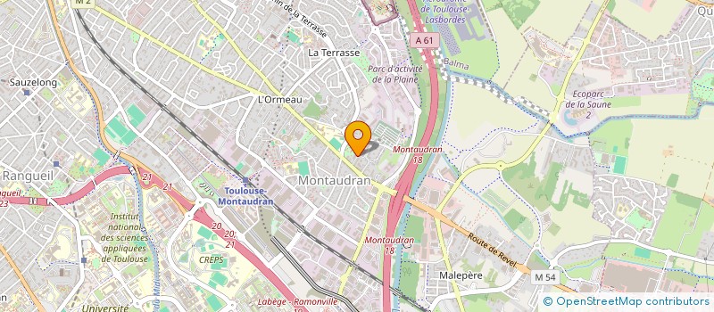 localisation de l'entreprise MADAME MARYVONNE CELESTIN à TOULOUSE
