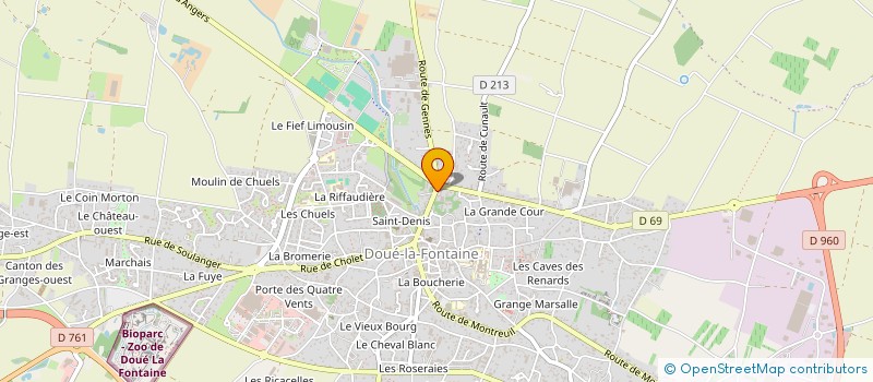 localisation de l'entreprise MADAME MARYVONNE CESBRON-REVAULT  DOUE-EN-ANJOU