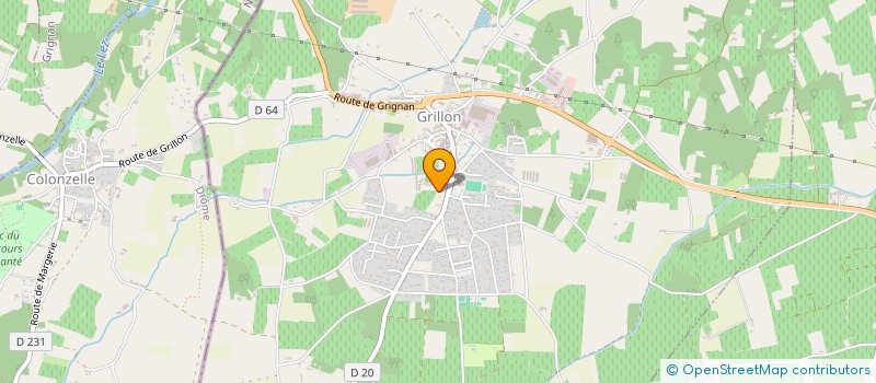 localisation de l'entreprise MADAME MARYVONNE CHAPAYS  GRILLON