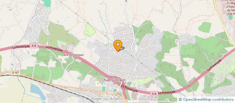 localisation de l'entreprise MADAME MARYVONNE CHARBONNEAU à PUGET-SUR-ARGENS