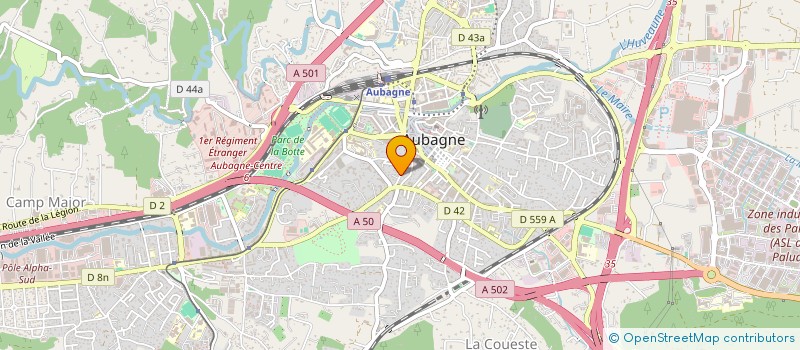 localisation de l'entreprise MADAME MARYVONNE CHAVE à AUBAGNE