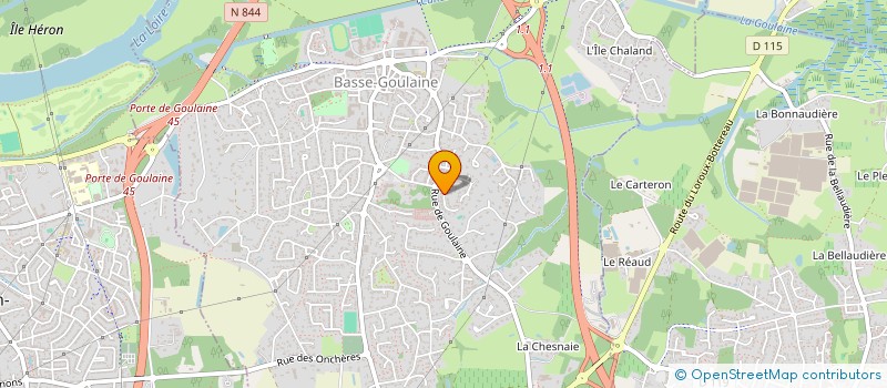 localisation de l'entreprise MADAME MARYVONNE COCHET  BASSE-GOULAINE