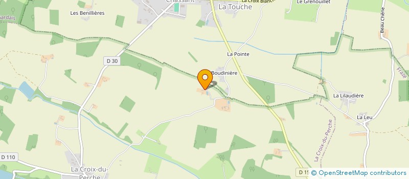 localisation de l'entreprise MADAME MARYVONNE COURTIN à LA CROIX-DU-PERCHE