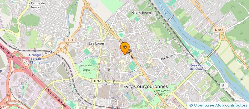 localisation de l'entreprise MADAME MARYVONNE DIAS FURTADO  EVRY-COURCOURONNES