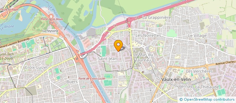 localisation de l'entreprise MADAME MARYVONNE ERDAN  VILLEURBANNE