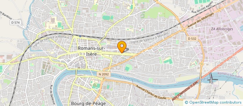 localisation de l'entreprise MADAME MARYVONNE EYNARD-DUPUY  ROMANS-SUR-ISERE