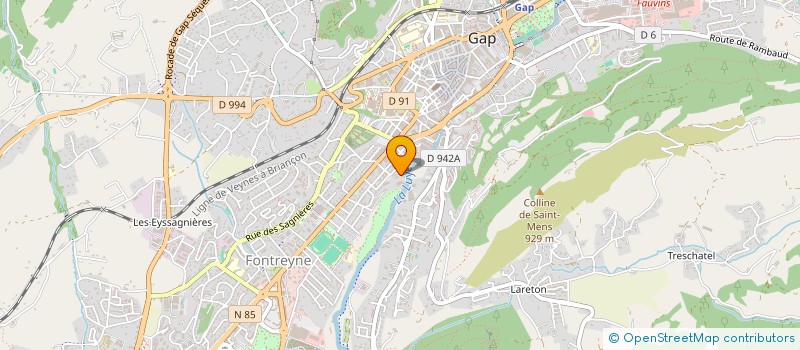 localisation de l'entreprise MADAME MARYVONNE FEBVIN  GAP