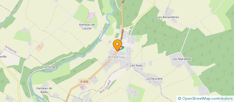 localisation de l'entreprise MADAME MARYVONNE GABILLET  AMBENAY