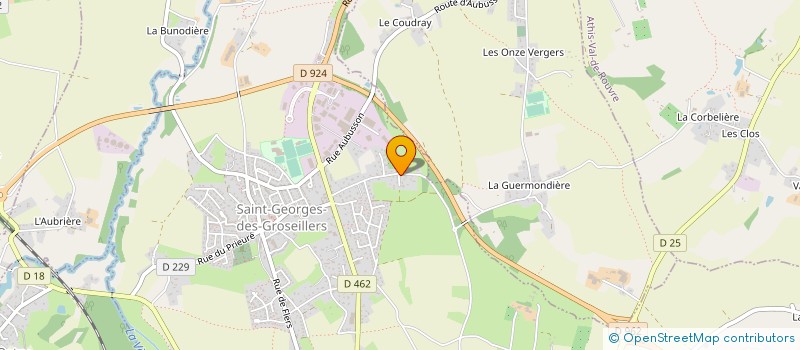 localisation de l'entreprise MADAME MARYVONNE GARNIER à SAINT-GEORGES-DES-GROSEILLERS