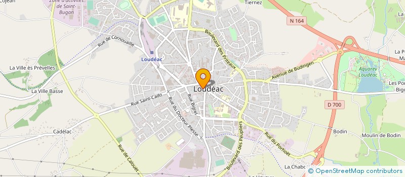 localisation de l'entreprise MADAME MARYVONNE GLOUX à LOUDEAC