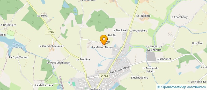 localisation de l'entreprise MADAME MARYVONNE GOUBAULT à BEAUPREAU-EN-MAUGES