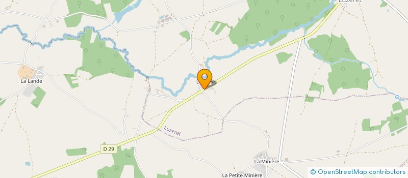 localisation de l'entreprise MADAME MARYVONNE GOURIOU à LUZERET