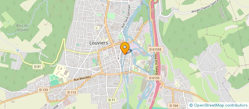 localisation de l'entreprise MADAME MARYVONNE GUEGAN à LOUVIERS