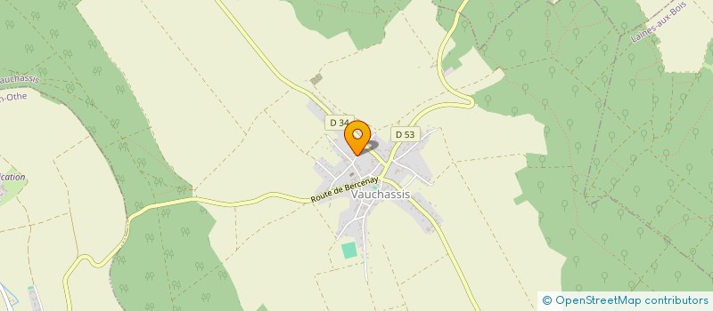 localisation de l'entreprise MADAME MARYVONNE GUINAND  VAUCHASSIS