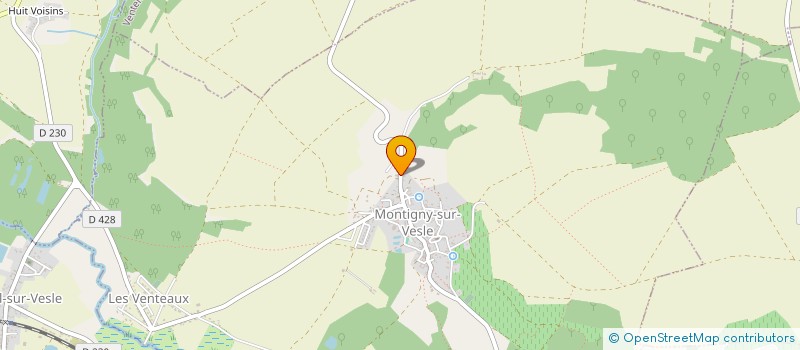 localisation de l'entreprise MADAME MARYVONNE HUAT  MONTIGNY-SUR-VESLE