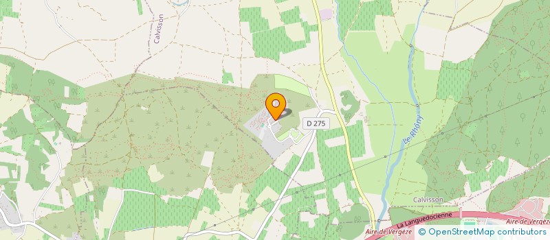 localisation de l'entreprise MADAME MARYVONNE JAYET  CALVISSON