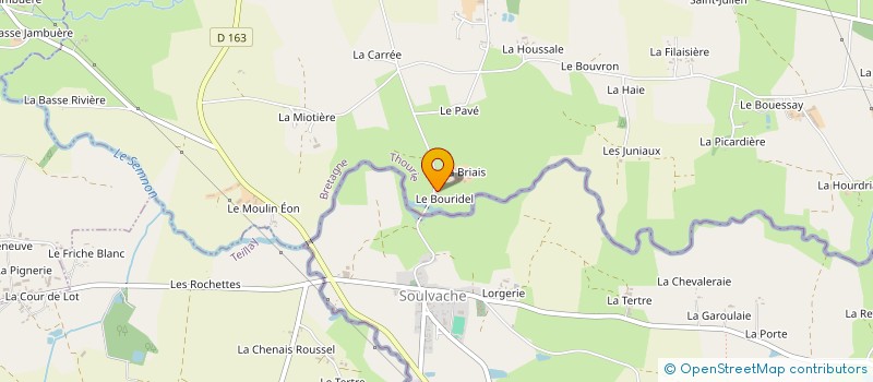 localisation de l'entreprise MADAME MARYVONNE JOLY  THOURIE