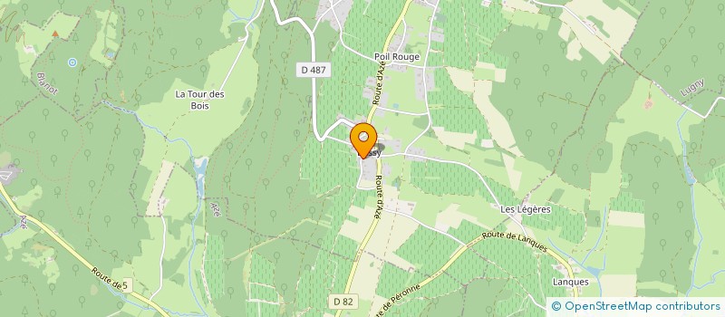 localisation de l'entreprise MADAME MARYVONNE JOUSSEAU  SAINT-GENGOUX-DE-SCISSE