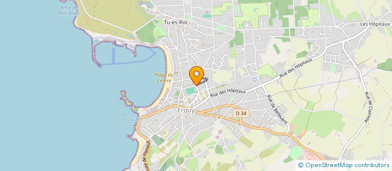 localisation de l'entreprise MADAME MARYVONNE KERDONCUFF  ERQUY