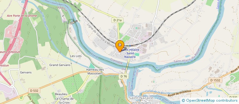 localisation de l'entreprise MADAME MARYVONNE L'HOSTIS  SAINT-HILAIRE-DU-ROSIER