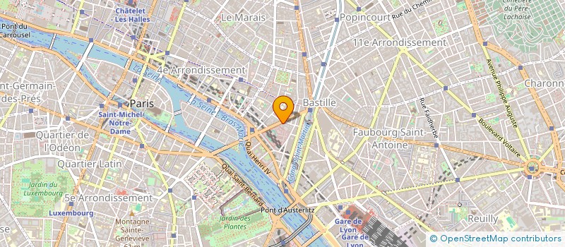 localisation de l'entreprise MADAME MARYVONNE LE CHALONY  PARIS