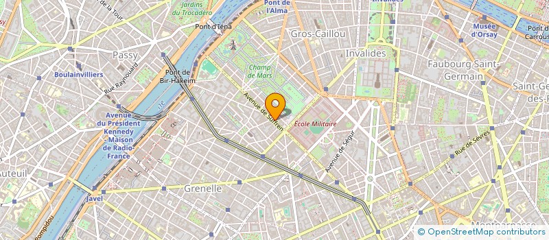 localisation de l'entreprise MADAME MARYVONNE LE FEUNTEUN  PARIS