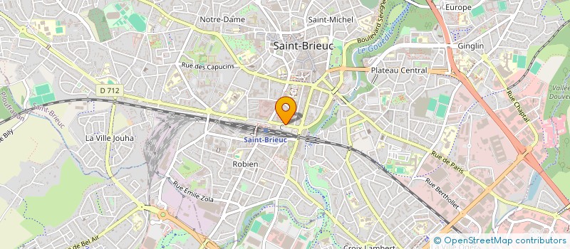 localisation de l'entreprise MADAME MARYVONNE LE GAC à SAINT-BRIEUC