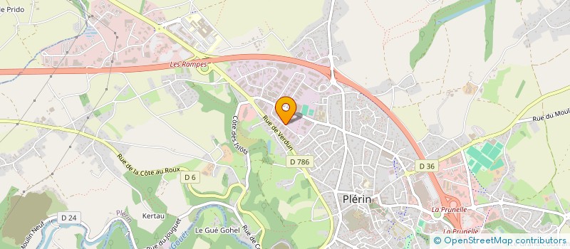 localisation de l'entreprise MADAME MARYVONNE LE GOUTTE  PLERIN