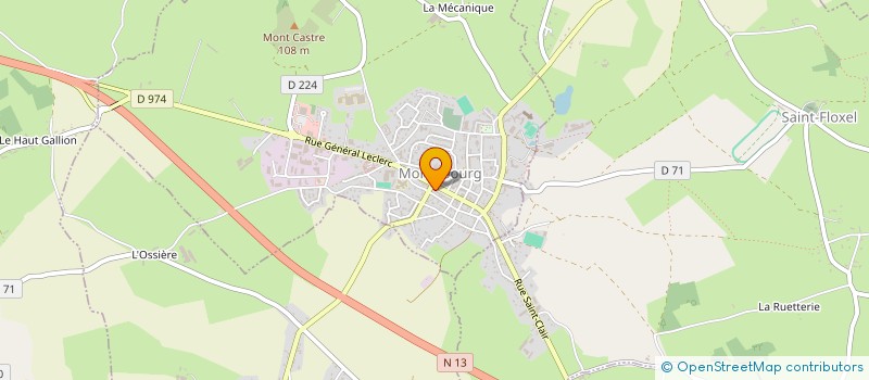 localisation de l'entreprise MADAME MARYVONNE LEDOUIT  MONTEBOURG