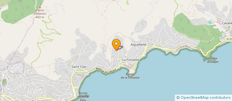 localisation de l'entreprise MADAME MARYVONNE LEMOINE à LE LAVANDOU