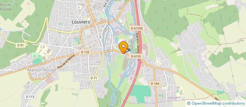 localisation de l'entreprise MADAME MARYVONNE LHOMME à LOUVIERS