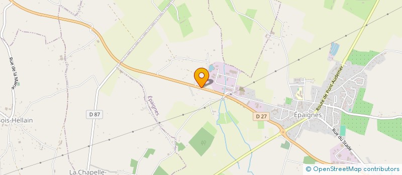 localisation de l'entreprise MADAME MARYVONNE LIENARD  EPAIGNES