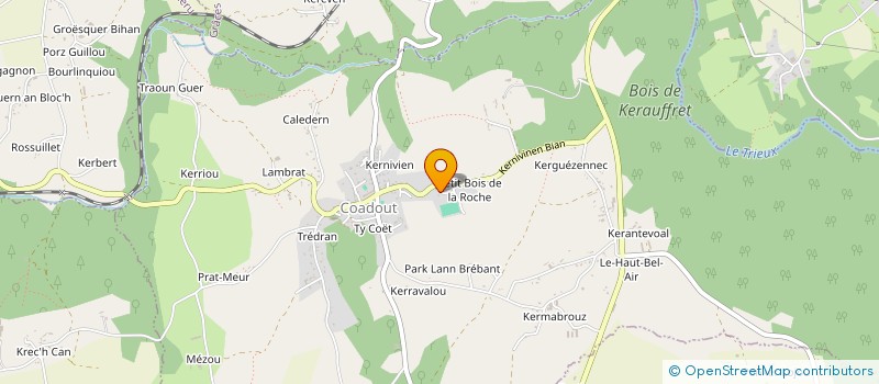 localisation de l'entreprise MADAME MARYVONNE LORGUILLOUX  COADOUT