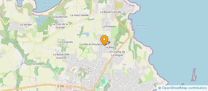 localisation de l'entreprise MADAME MARYVONNE MARCADE à CANCALE