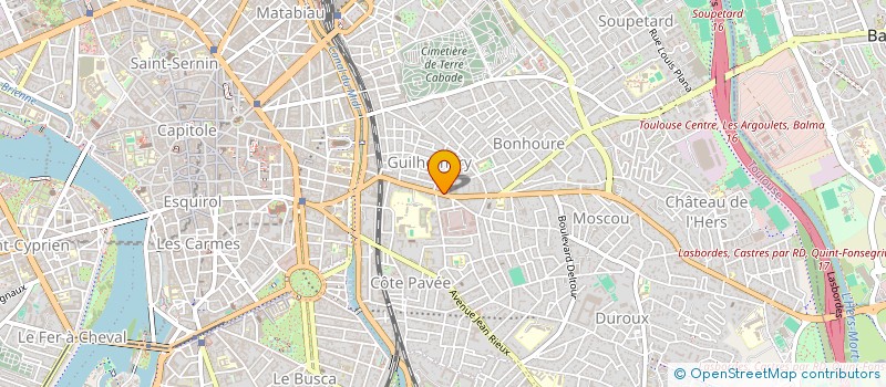 localisation de l'entreprise MADAME MARYVONNE MARTINET à TOULOUSE