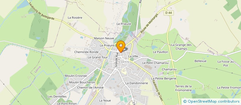localisation de l'entreprise MADAME MARYVONNE MECHAIN à NOYERS