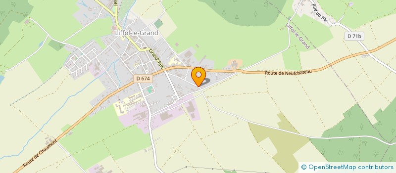 localisation de l'entreprise MADAME MARYVONNE MERCIER à LIFFOL-LE-GRAND